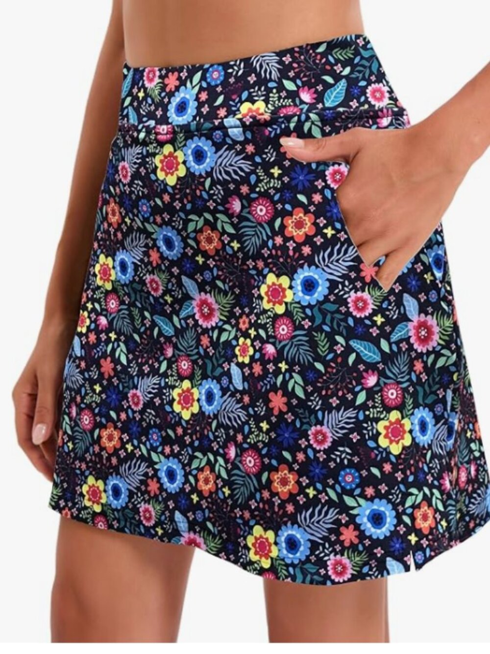 Women's Active Athletic Skort - Floral